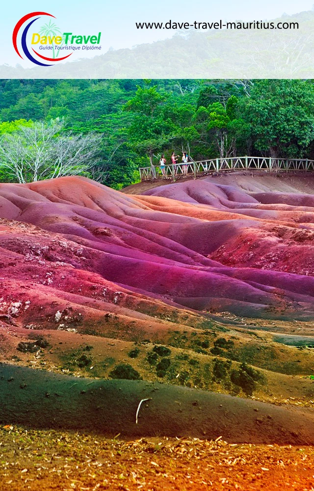 Seven-colored earth with waterfall visit Seven-colored earth with waterfall visit